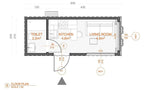Mini-Haus-Container 15 m² – schlüsselfertige Lösung