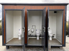 Neuer Sanitärpavillon – 3 Separate Kabinen, WC, Urinal, Waschbecken
