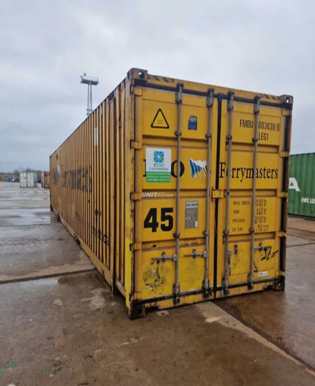 45 Fuß High Cube Versandcontainer  Gebrauchte