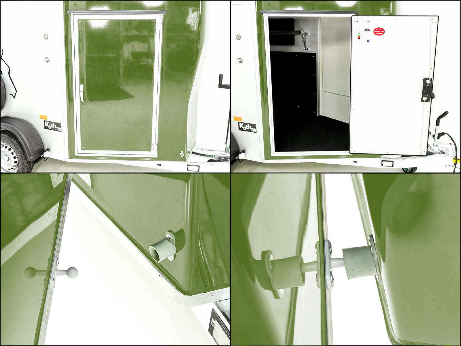 Cheval Liberte Pferdeanhänger GOLD One 1,5er | Pullman-Fahrwerk | olivgrün-Neu