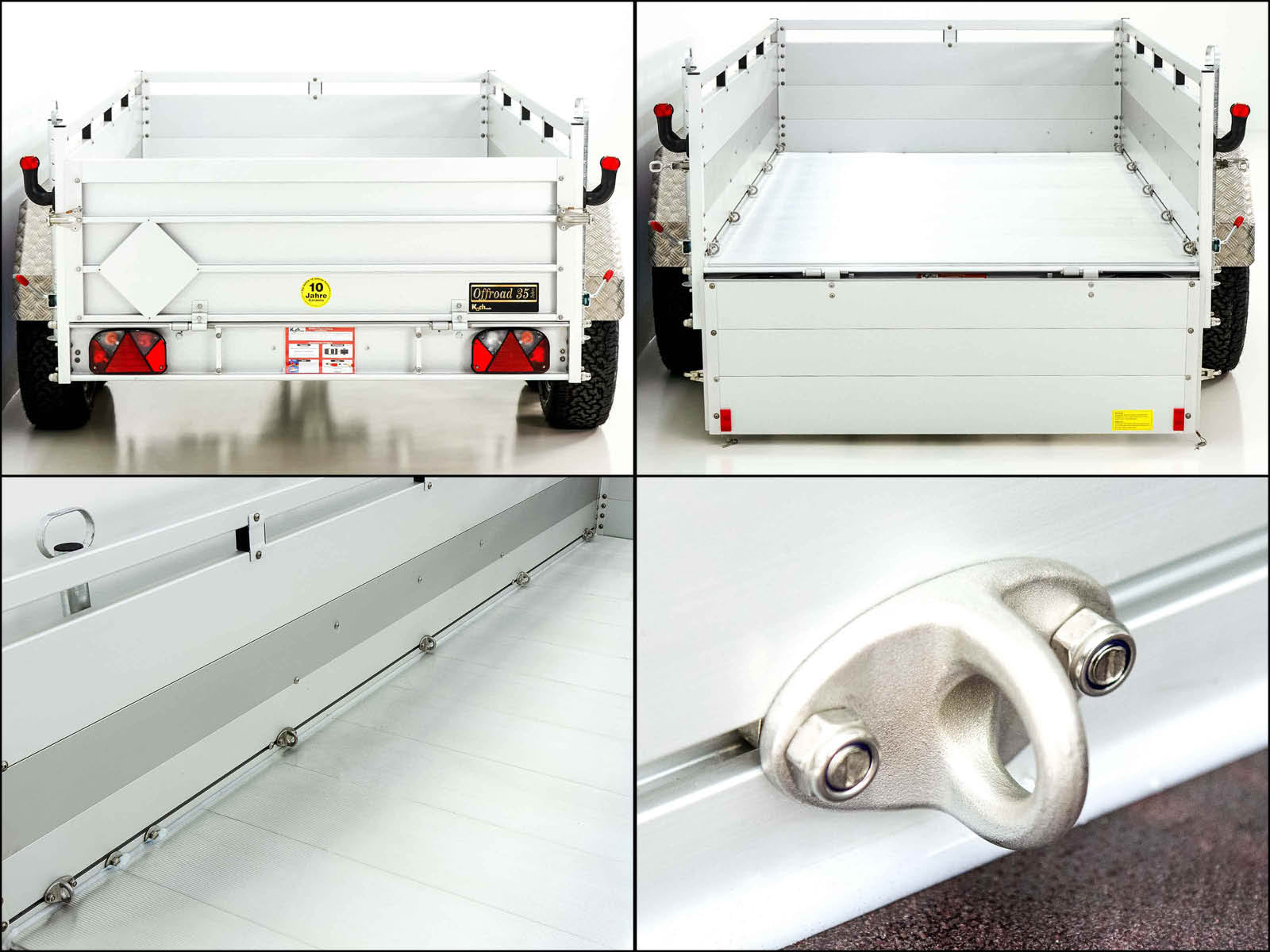 Anhänger „CROSSLINE“ 150×300 cm 2600 kg | Höhe 60 cm | Aluboden | Typ 7.26-Neu
