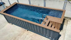 Familien-Containerpool aus Fiberglas