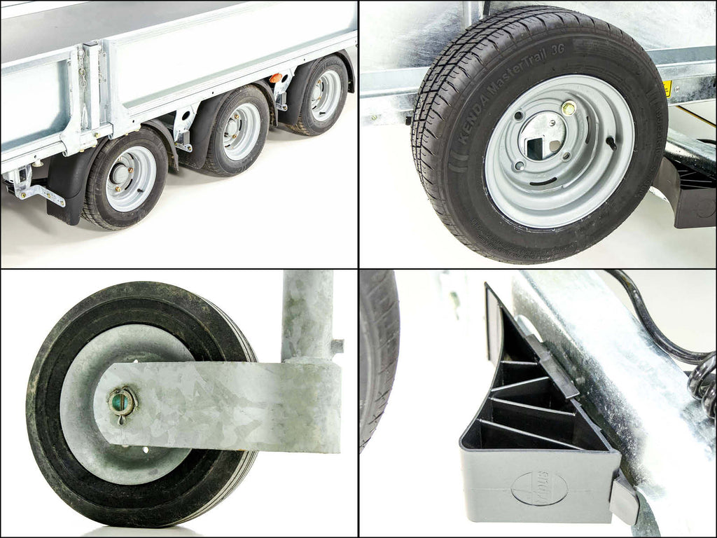 Ifor Williams Hochlader Anhänger 204×550 cm | 3,5t | kippbar | Typ TB 5521-Neu