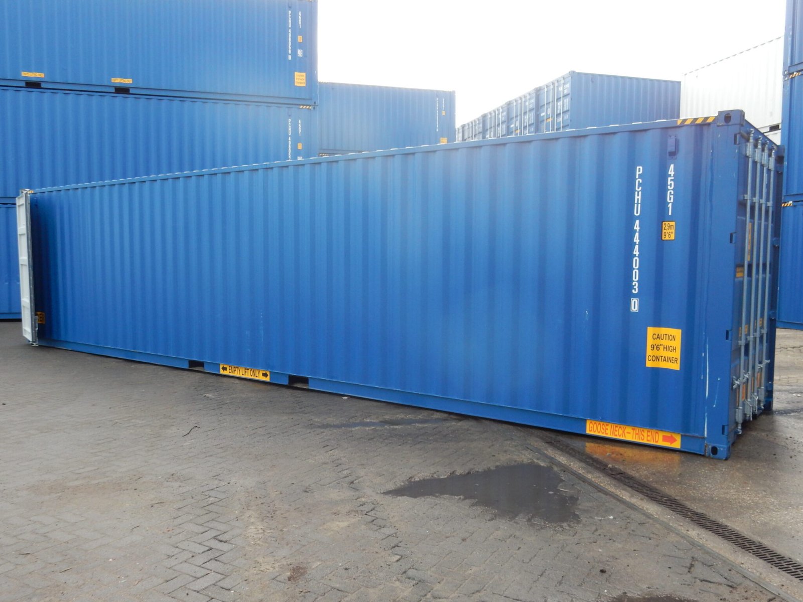 40 Fuß High-Cube-Doppeltürcontainer