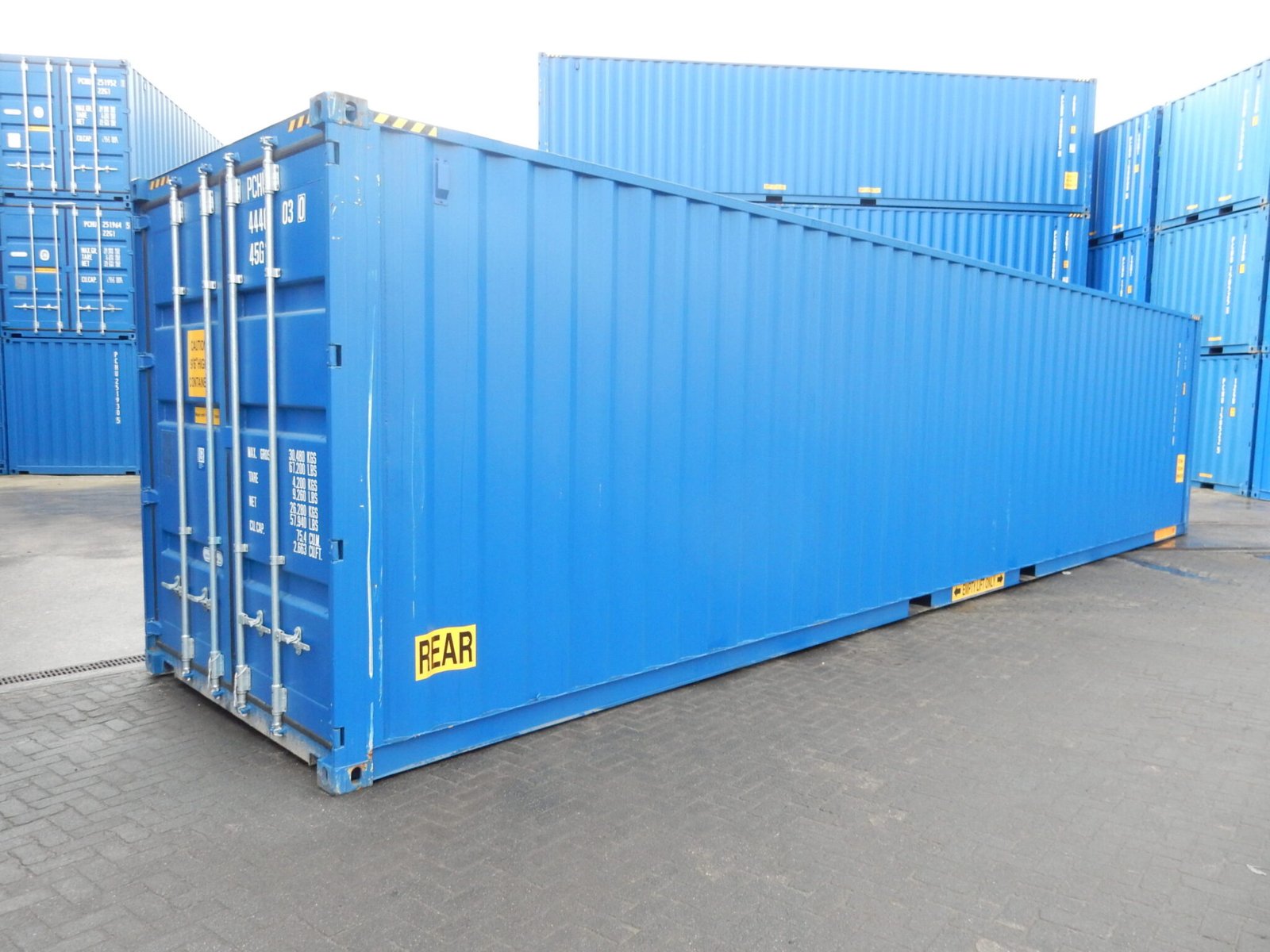 40 Fuß High-Cube-Doppeltürcontainer