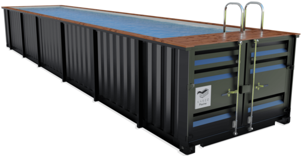12 M Schwimmbadcontainer