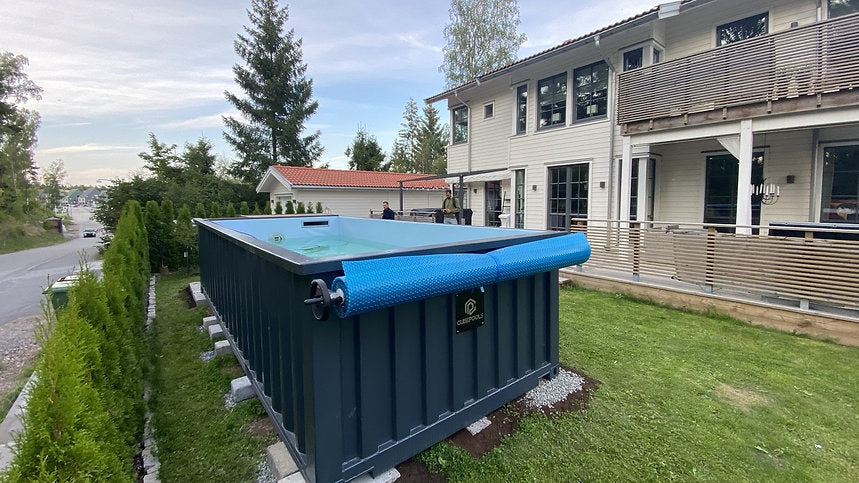Containerpool 6,2 m x 2,5 m mit Jet Swim