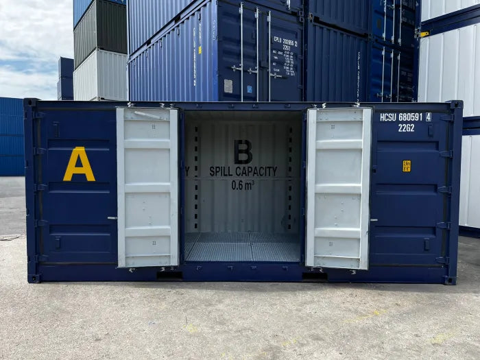OPEN SIDE 20“ Fuß mit Tropfschale und Rückhaltewanne