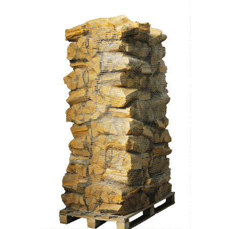 88 Netze Kammergetrocknetes gespalten Birke Brennholz 25cm