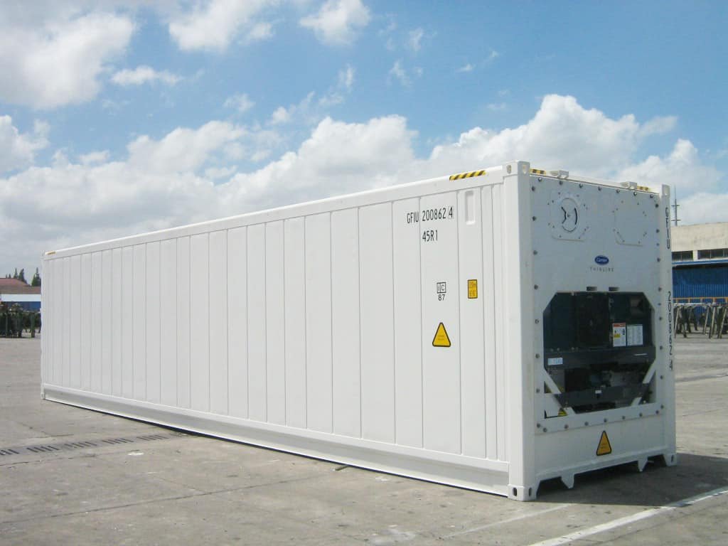 Neue 40-Fuß-Kühlcontainer